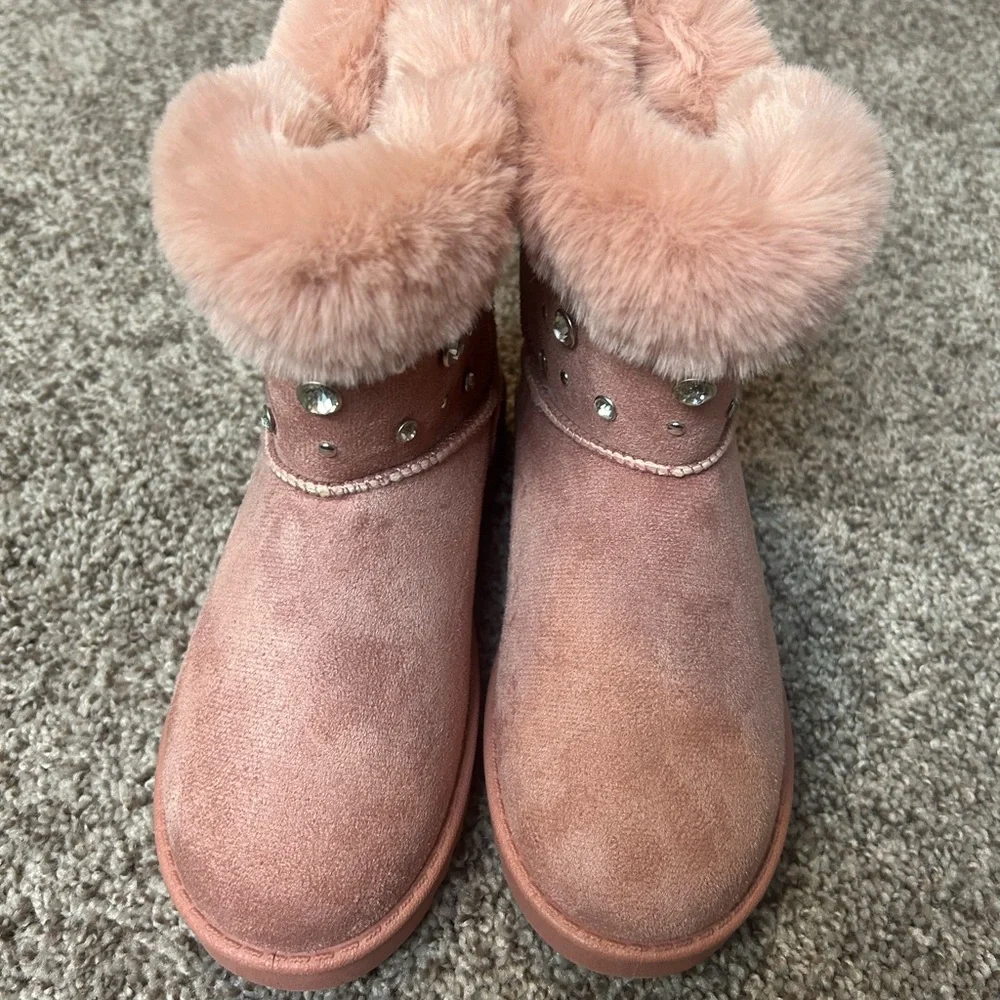 Pink Rhinestone Boots - Picture 4 of 4